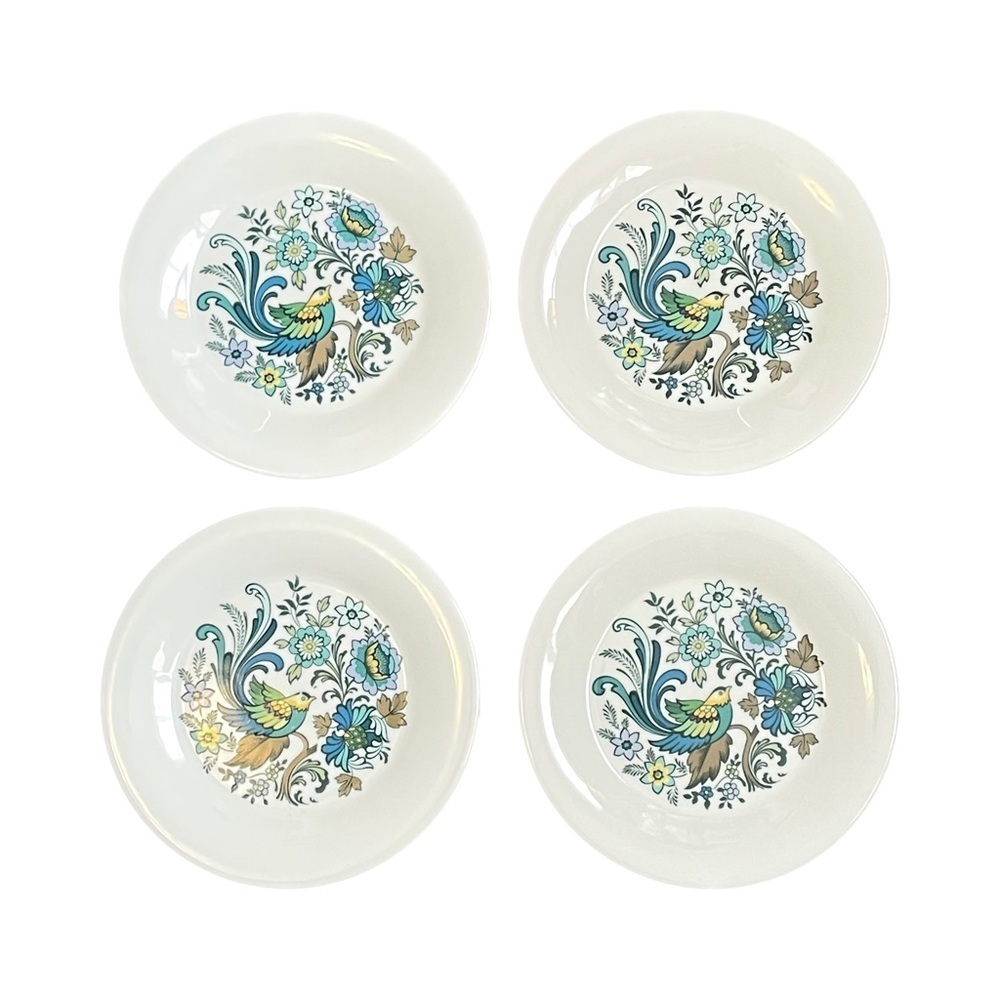 Royal Doulton Everglades 4 Salad Plates 6.5”